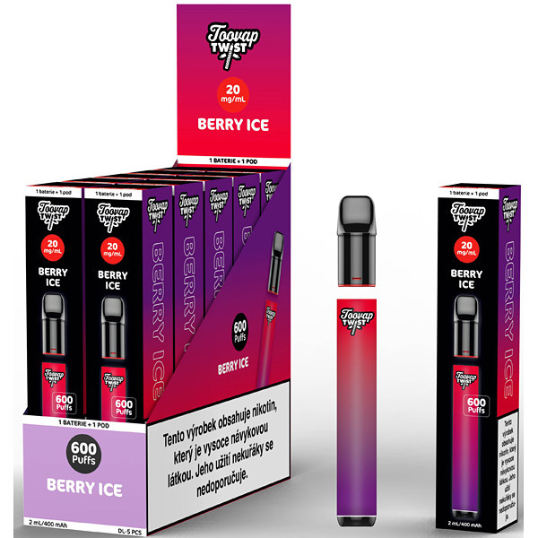 Elektronická cigareta Toovap Twist Starter Kit+Mix Berry Ice 20mg/ml
