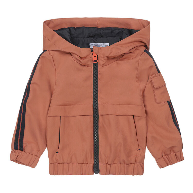 DIRKJE Bunda s kapucí rezavá kluk vel.104