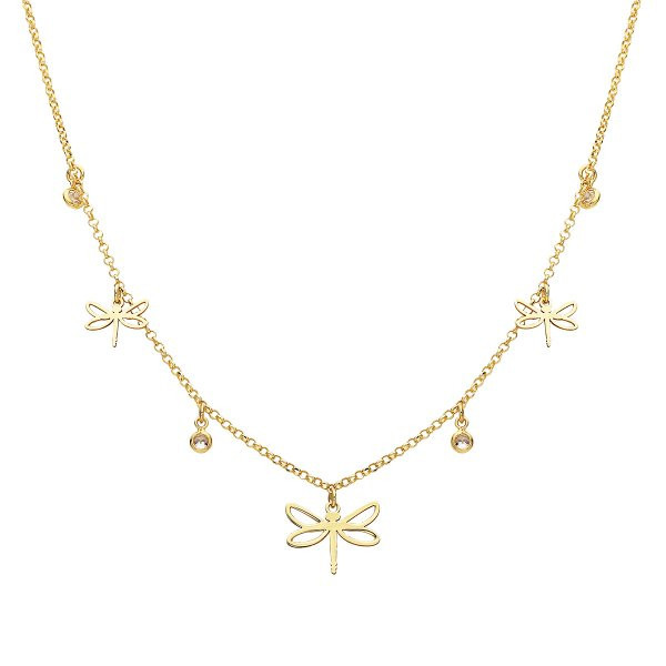 Náhrdelník se syntetickými kameny 676-626-112300-0000