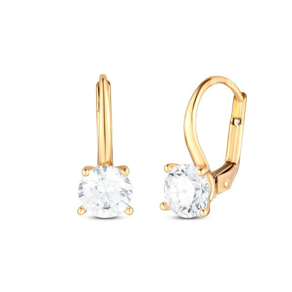 Náušnice se syntetickými kameny 236-185-000071 2.55g