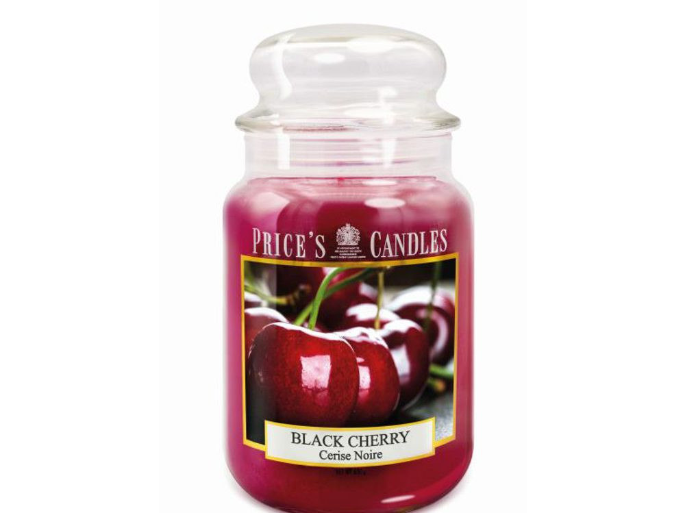 Price’s PRICE'S MAXI svíčka ve skle Černá třešeň - hoření 150h