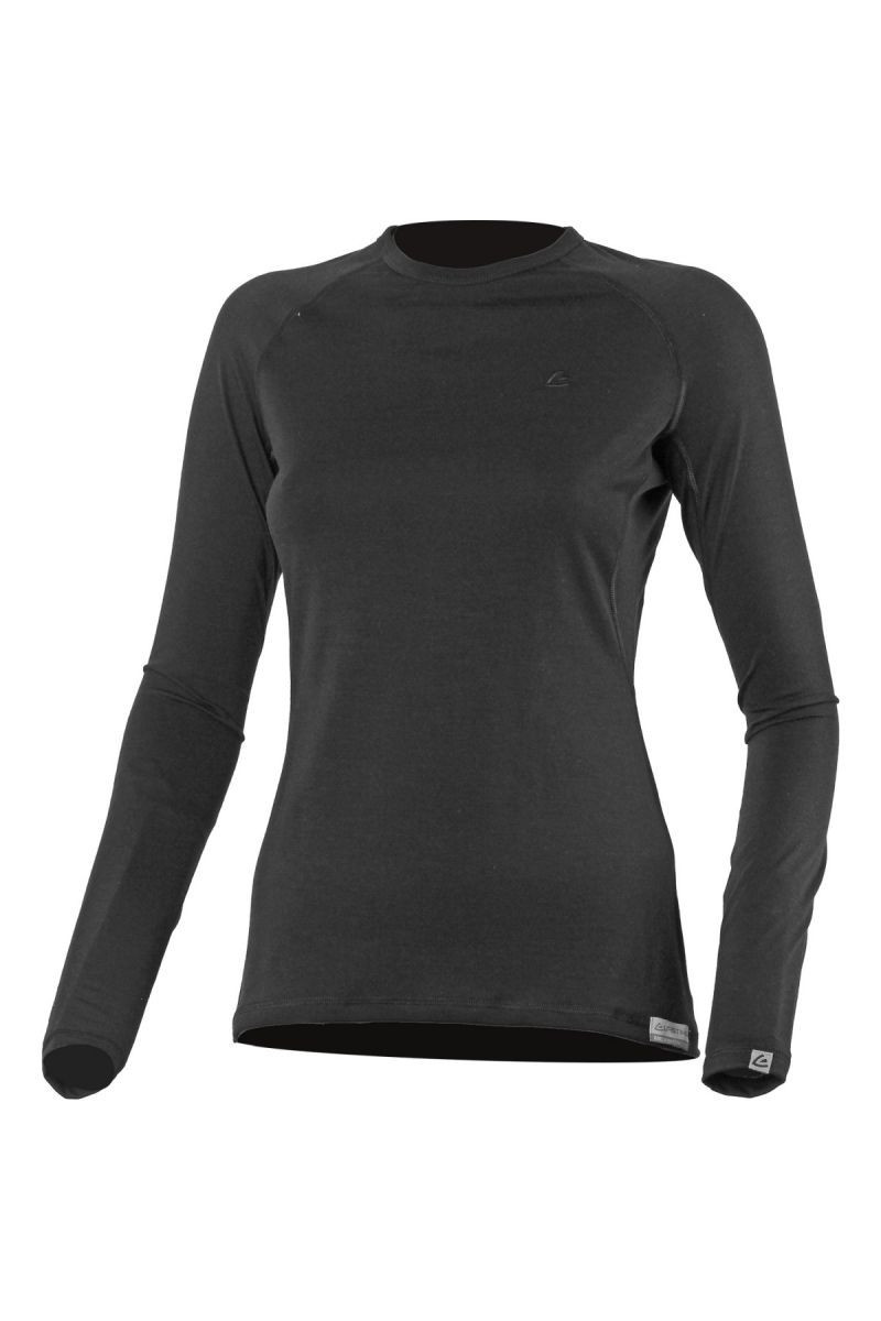 Lasting DITA 9090 černé vlněné merino triko Velikost: XS 8595067803975