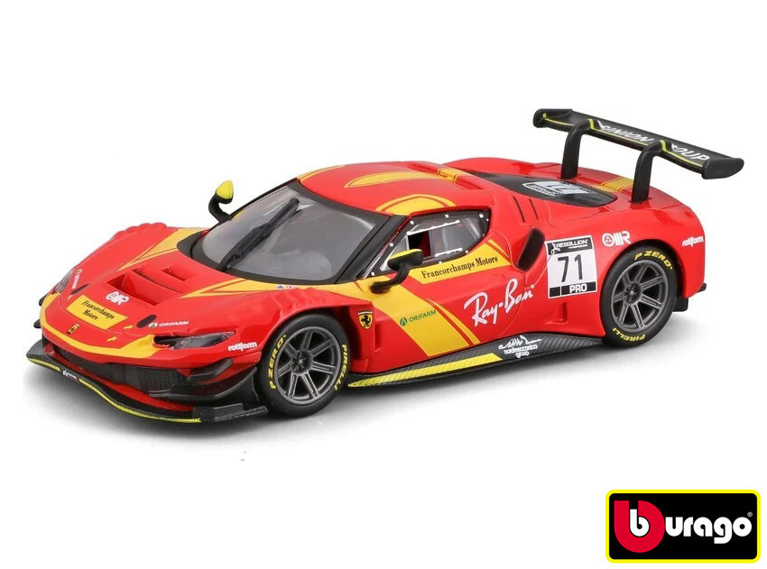 Bburago 1:43 Ferrari Racing 296 GT3 2023