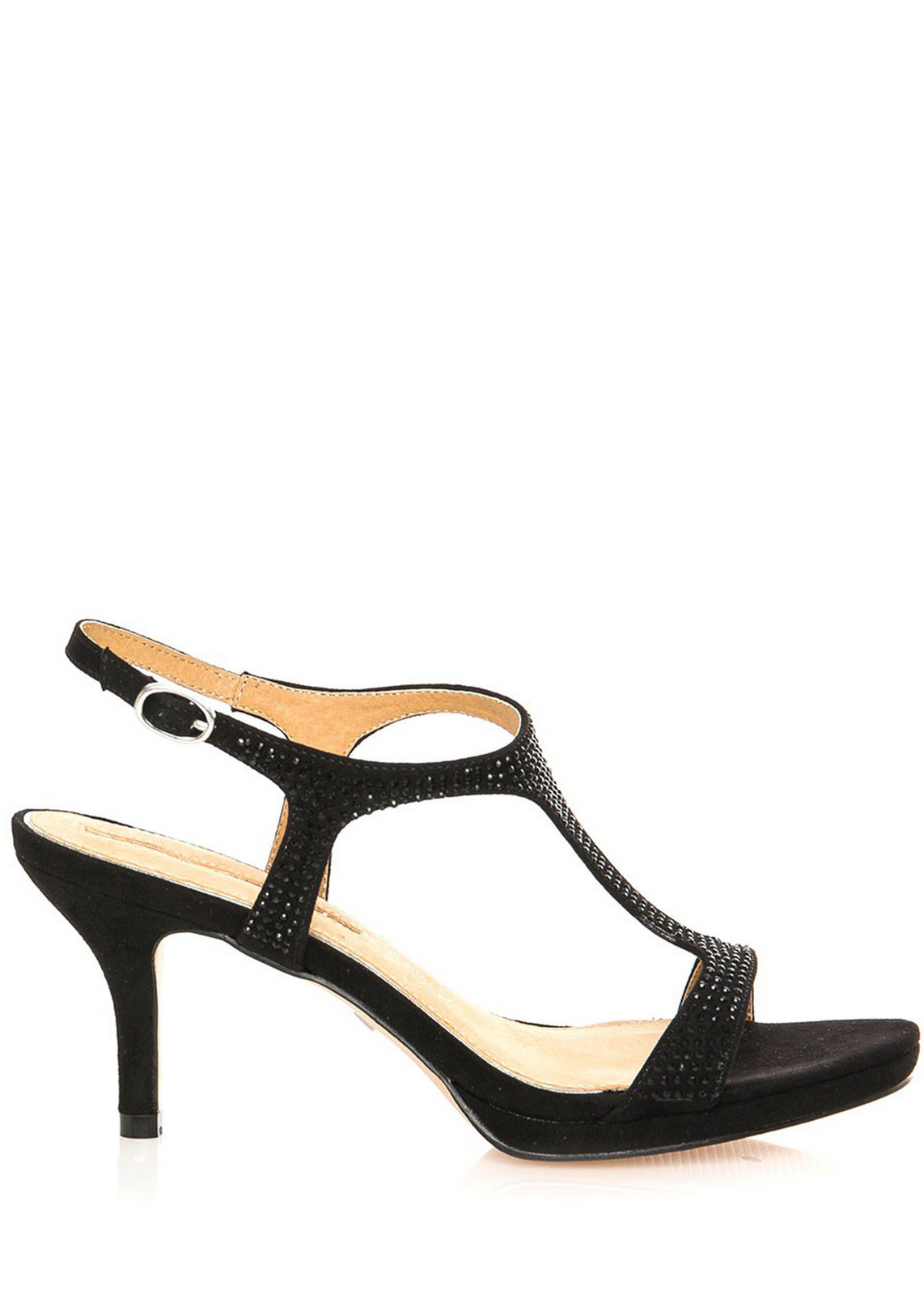 Černé sandály na nízkém podpatku MARIA MARE Velikost: 40