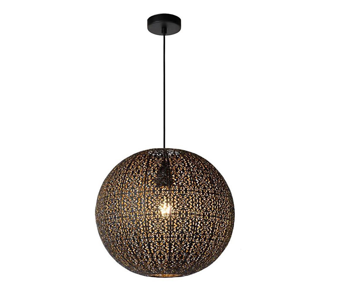 Lucide Lucide 78383/40/30 - Závěsné svítidlo TAHAR 1xE27/60W/230V černé
