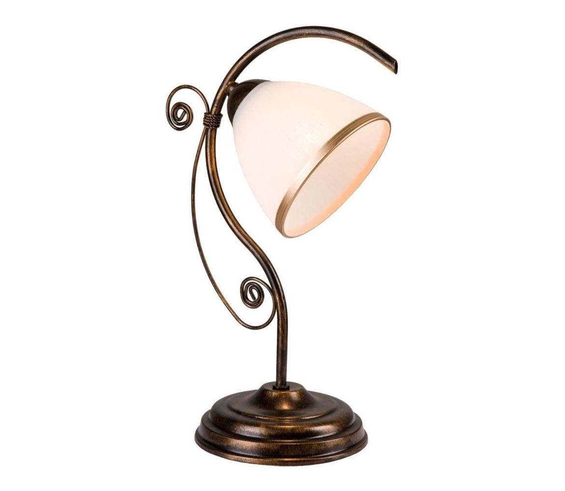 Stolní lampa RETRO II 1xE27/60W/230V černá patina