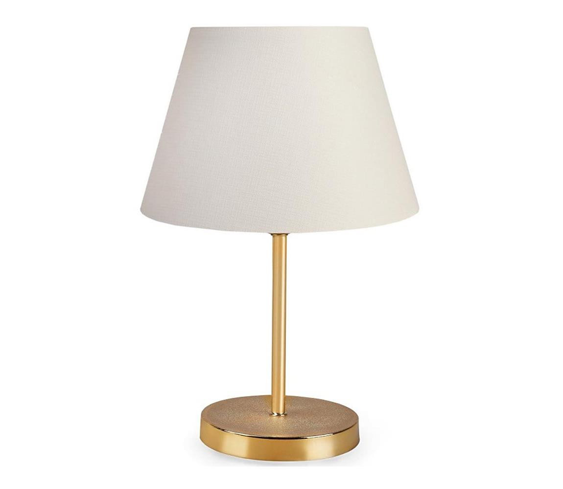Stolní lampa AYD 1xE27/60W/230V bílá/zlatá