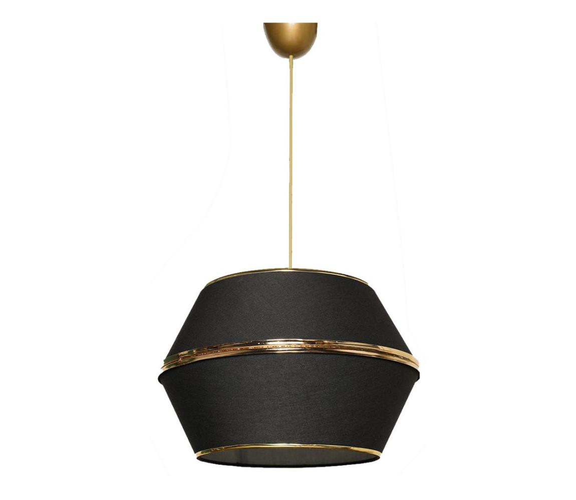 Lustr na lanku ESCAPE 1xE27/60W/230V černá