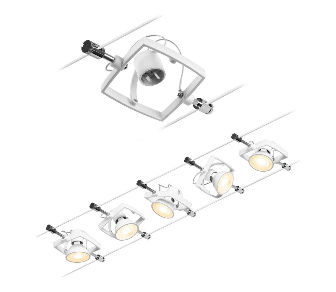 Paulmann Paulmann 94432 - SADA 5xGU5,3/10W Bodové svítidlo MAC 230V bílá