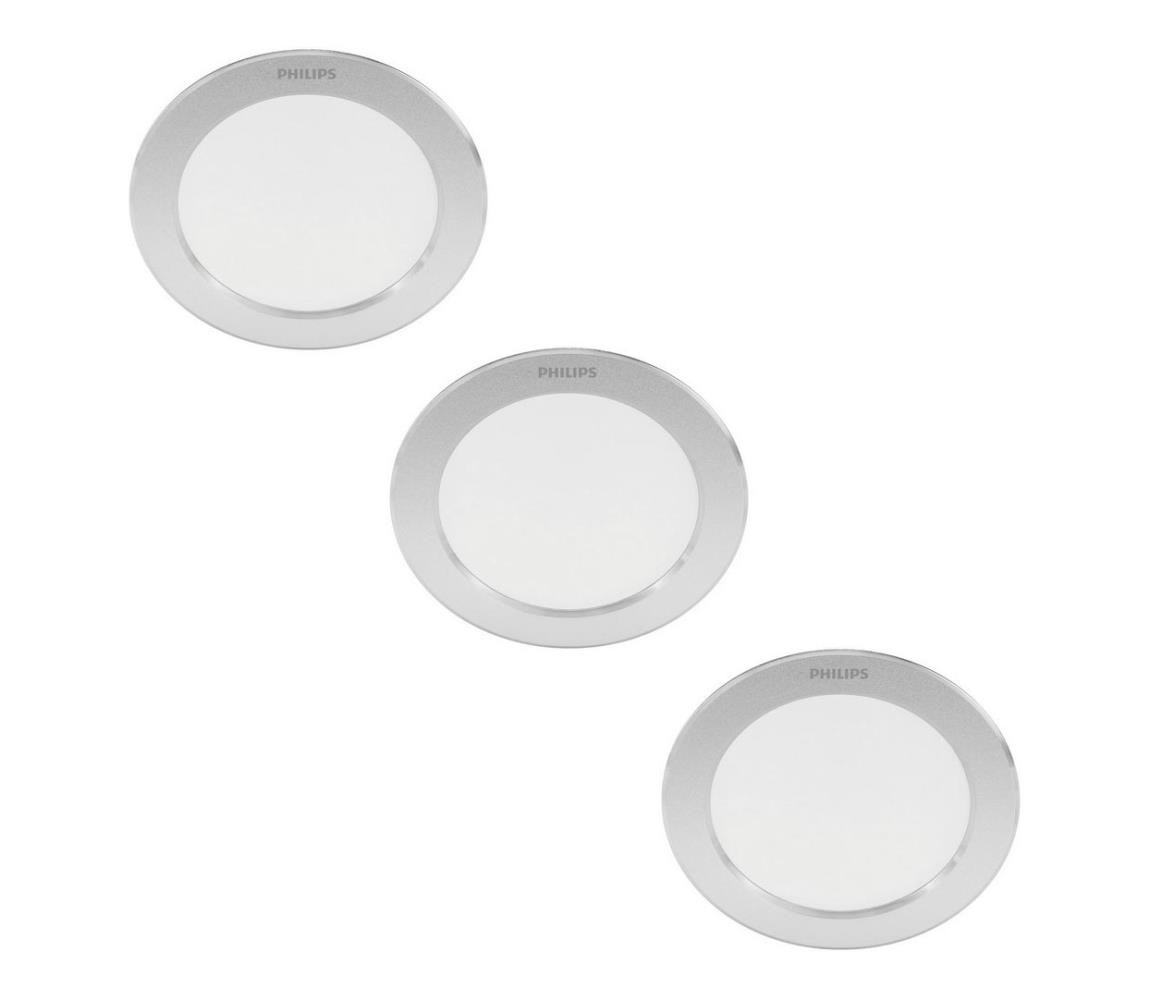 Philips Philips - SADA 3x LED Podhledové svítidlo DIAMOND LED/3,5W/230V 2700K