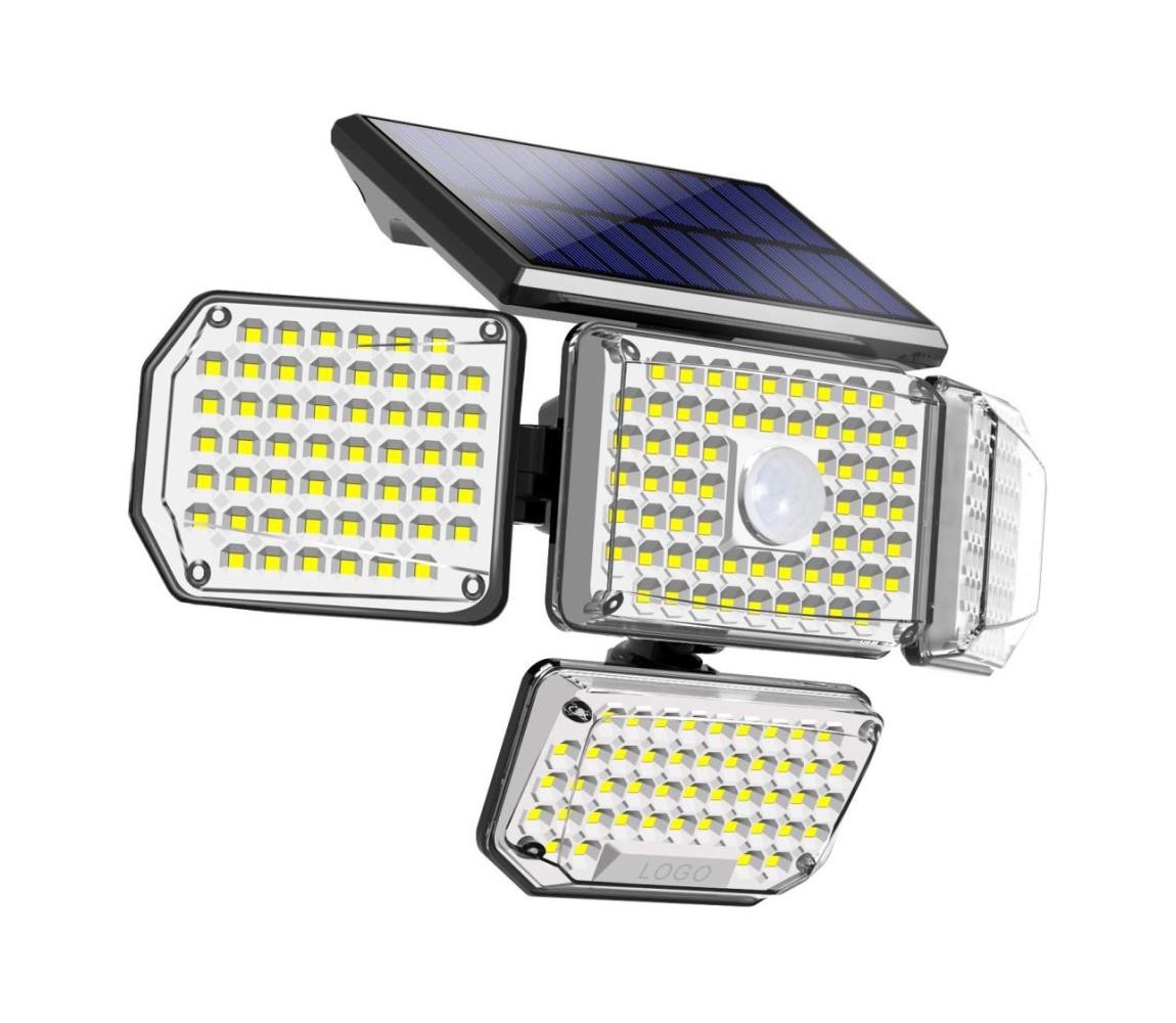 08499L - LED Solární nástěnné svítidlo se senzorem LED/5W/5,5V IP44