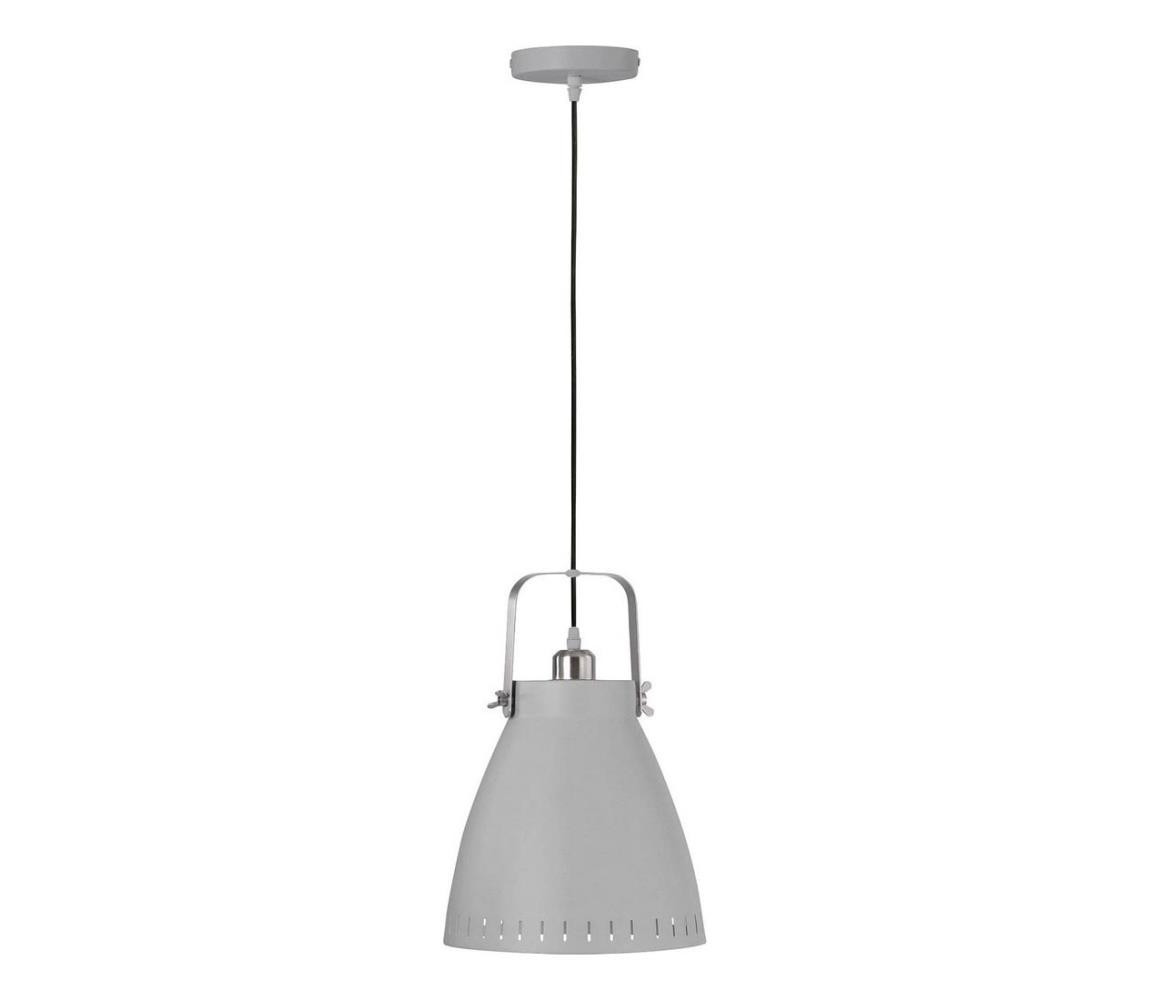Leuchten Direkt Leuchten Direkt 11059-15 - Lustr na lanku EVA 1xE27/60W/230V pr. 21,5 cm šedá