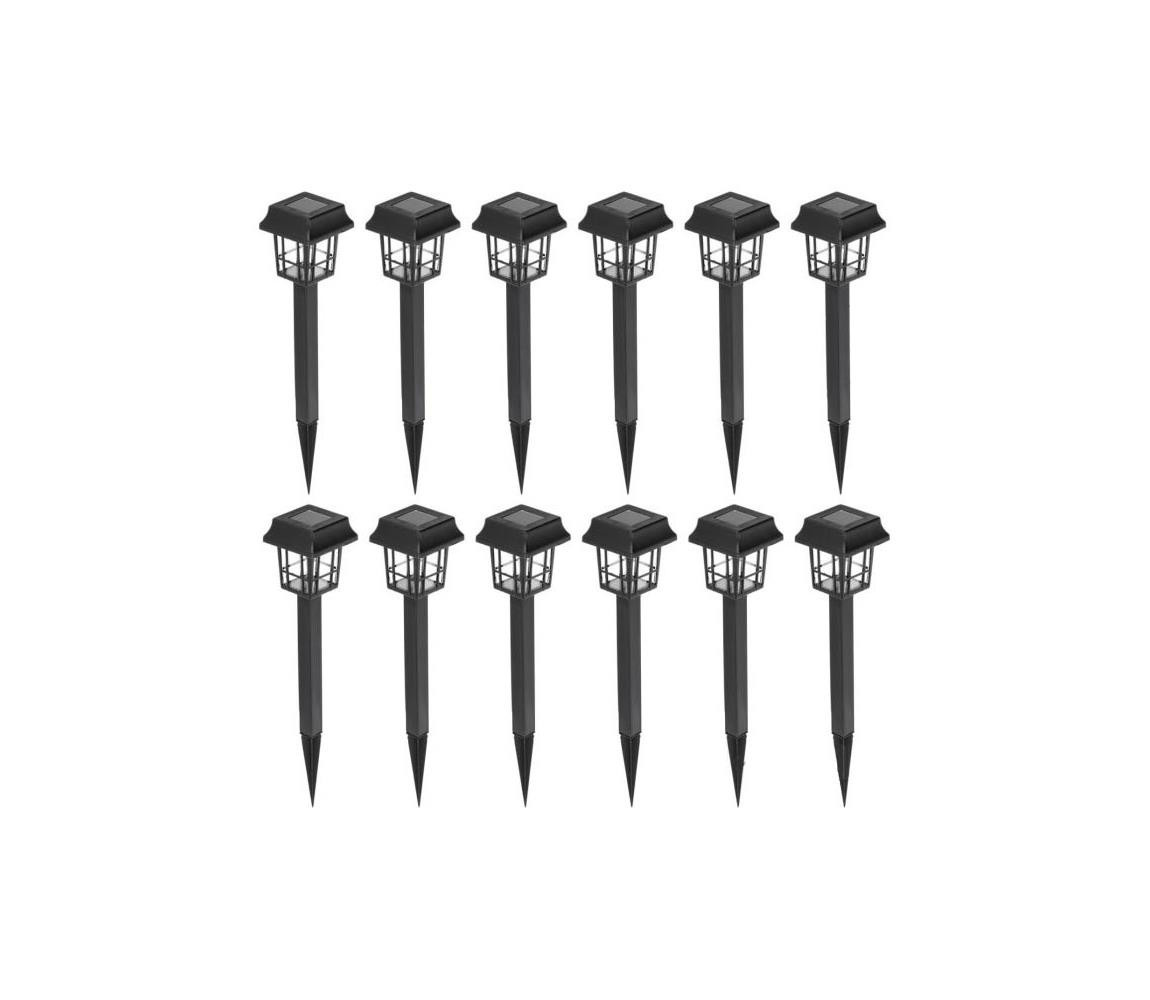 SADA 12x LED Solární lampa LED/0,06W/1,2V 6500K IP44