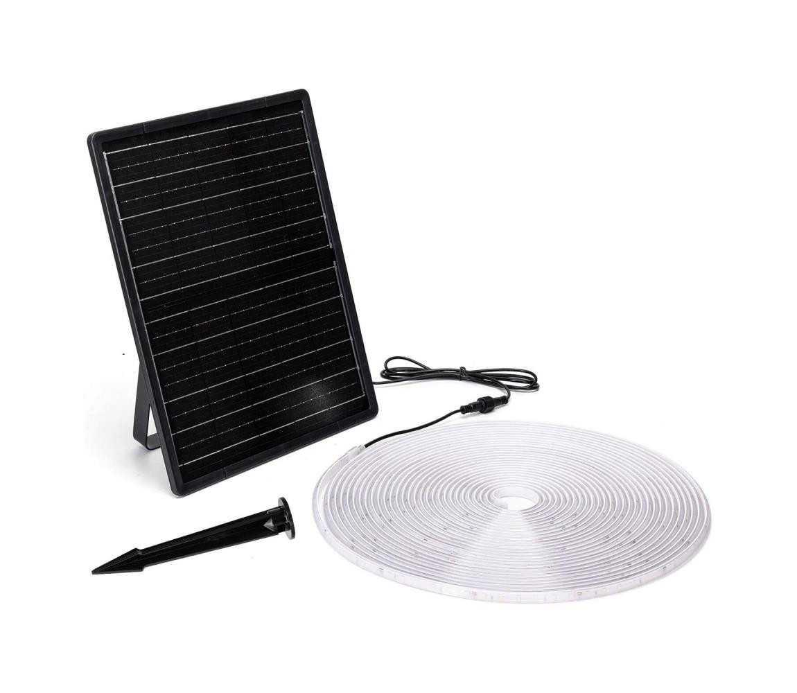 B.V.  - LED Stmívatelný solární pásek LED/20W/3,2V 20 m 6500K IP65 + DO