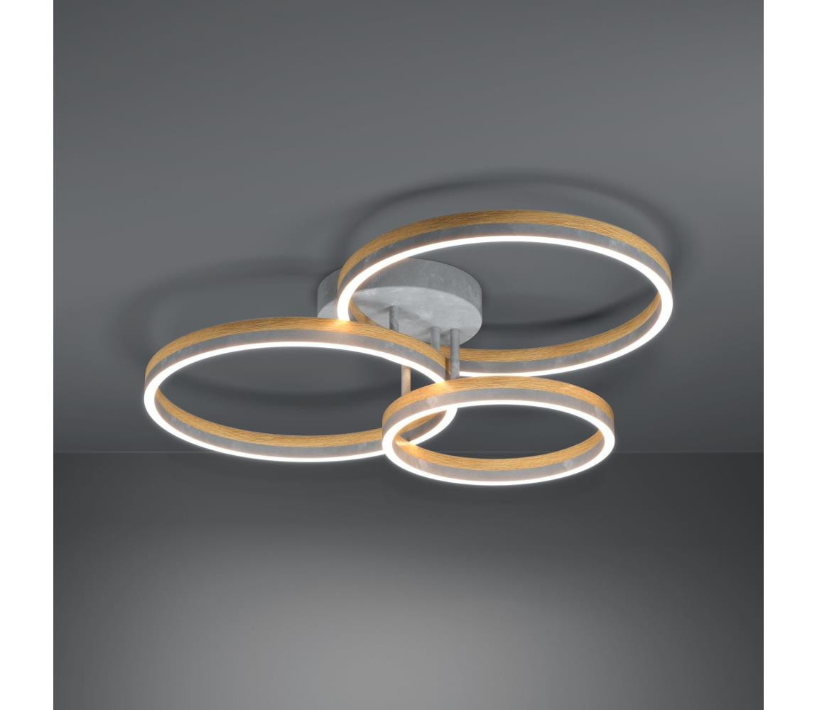 Eglo Eglo 39895 -LED Stmívatelný přisazený lustr CADINARO LED/12,5W/230V + 2xLED/15,5