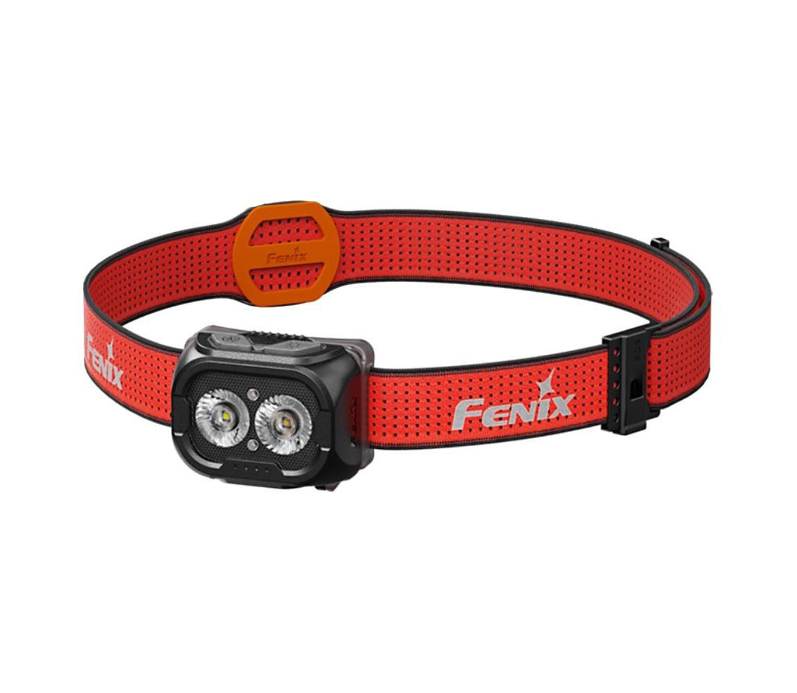 Fenix Fenix HL18RTV20BLC -LED Stmívatelná nabíjecí čelovka LED/USB IP66 černá/oranžová