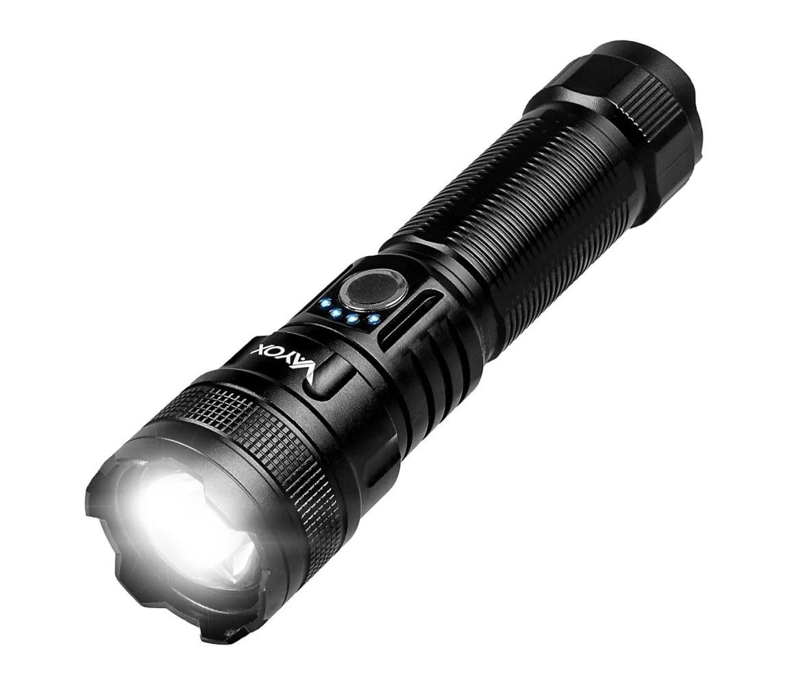 Vayox LED Nabíjecí svítilna s funkcí powerbanky LED/10W/5V IPX4 600 lm 2000 mAh