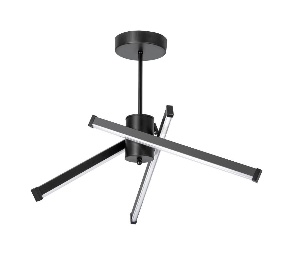 LED Lustr na tyči 3xLED/10W/230V 3000-6500K pr. 62 cm černá