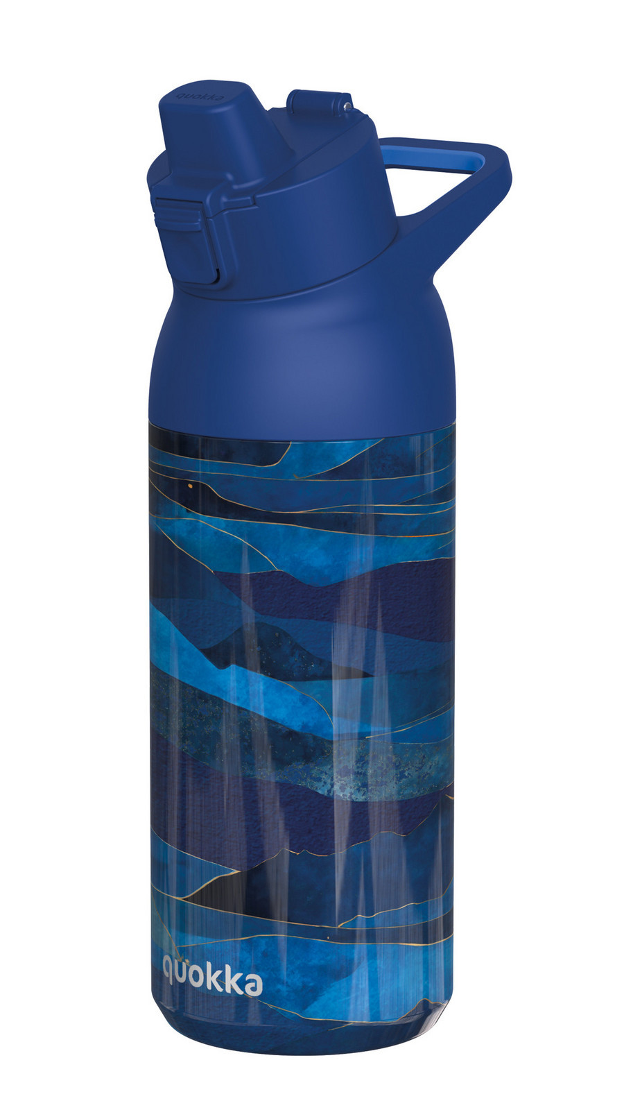 Nerezová sportovní láhev s pítkem Tide, 700ml, Quokka, oil mountains