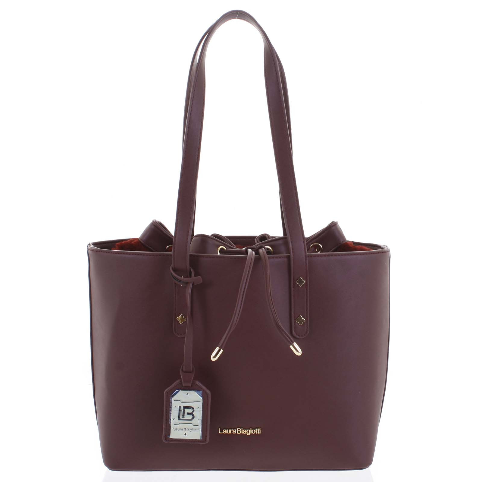Dámská kabelka přes rameno vínová - Laura Biagiotti Violet vínová