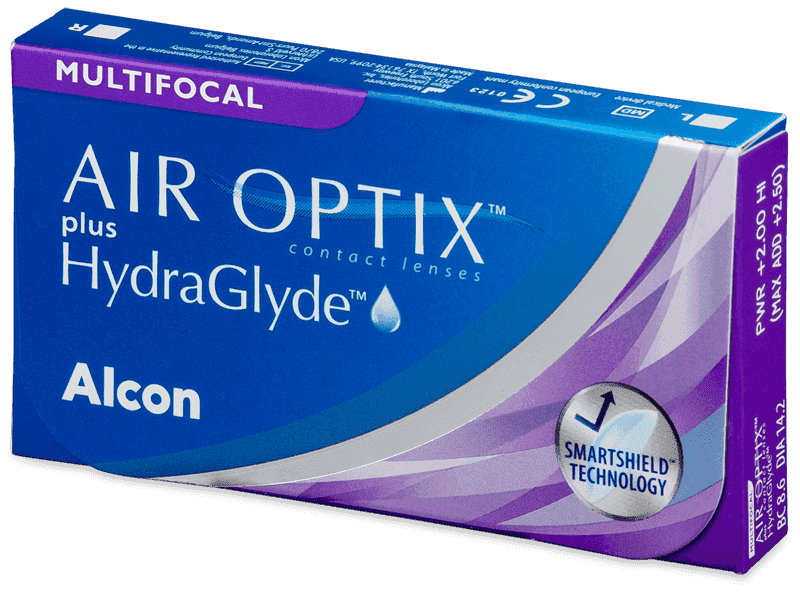 Alcon Air Optix plus HydraGlyde Multifocal (6 čočky)