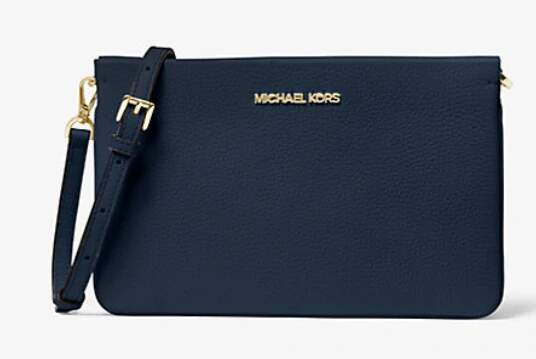 Crossbody kožená kabelka Michael Kors