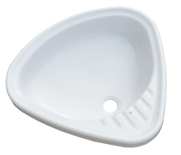 Vágnerplast Vagnerplast Otočné umyvadlo akrylátové, pro bytová jádra , do panelových domů - bez příslušenství