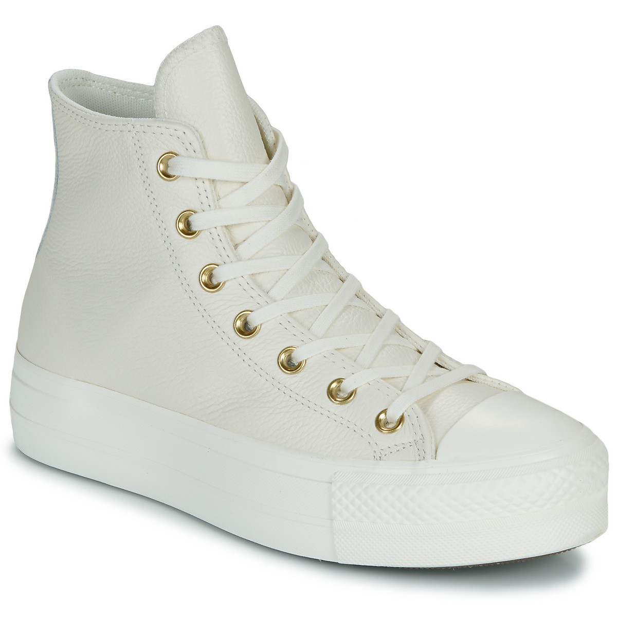 Converse  CHUCK TAYLOR ALL STAR LIFT PLATFORM GOLD  Bílá