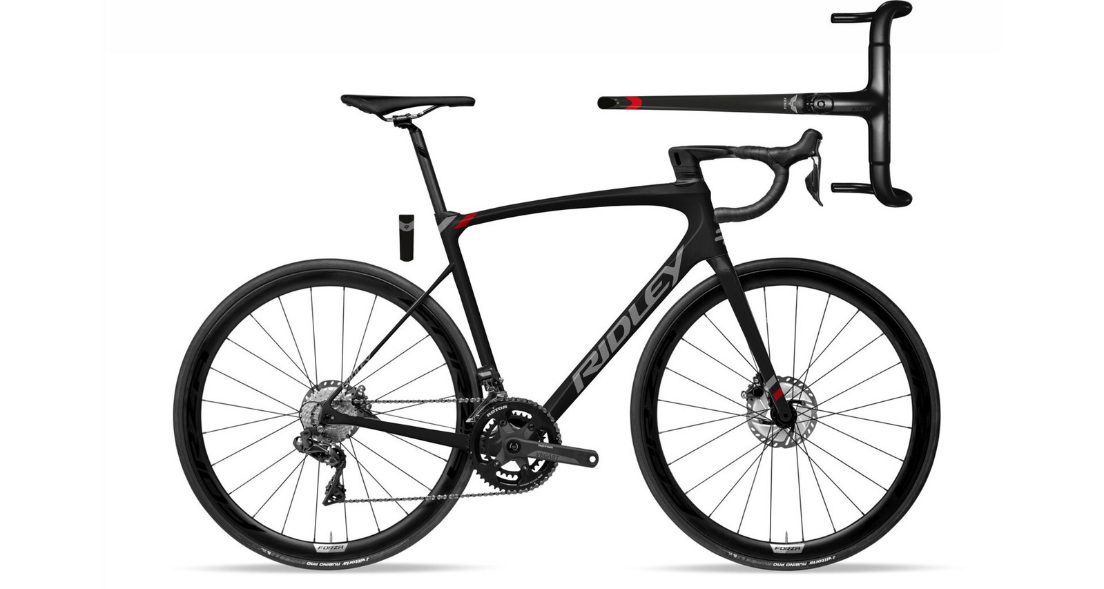 Silniční kolo RIDLEY Fenix SLiC 105 Di2 - Black - vel. S
