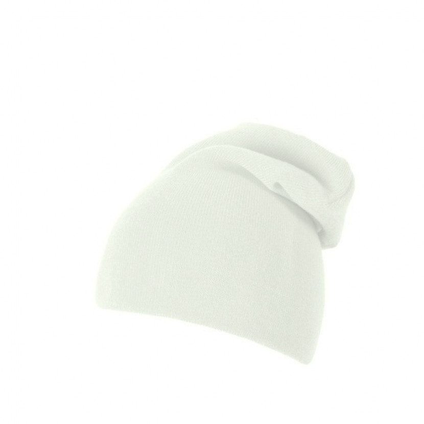 Čepice zimní prodloužená CoFEE Seamless - bílá