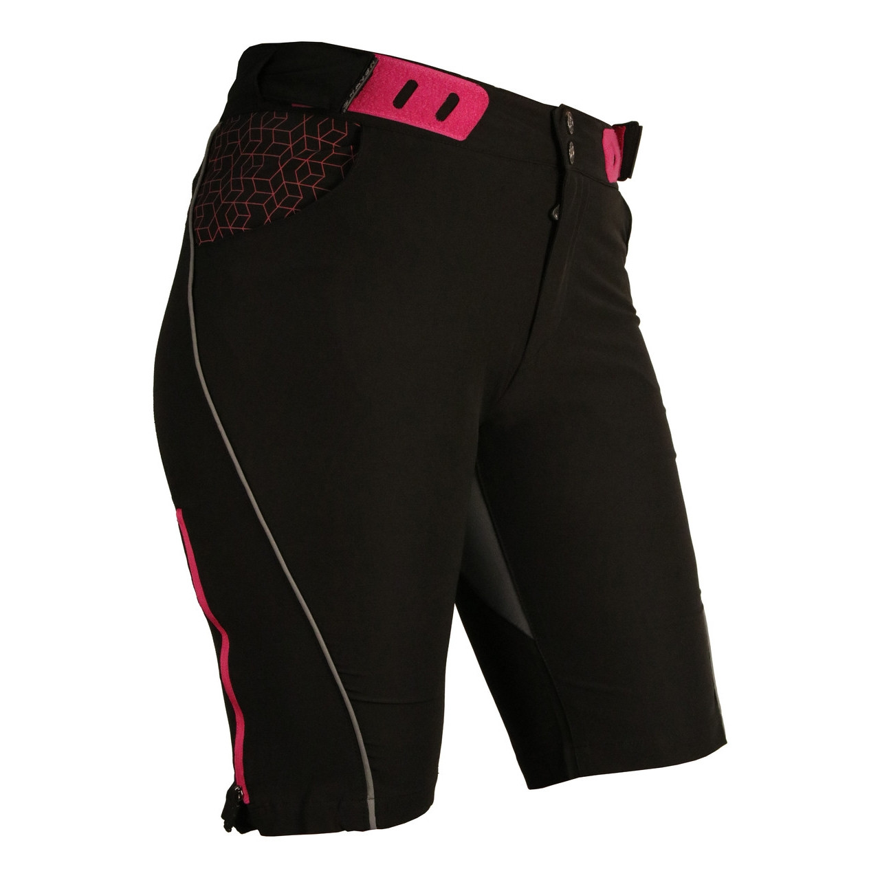 Kraťasy dámské Haven Singletrail WMS - černé-růžové, L