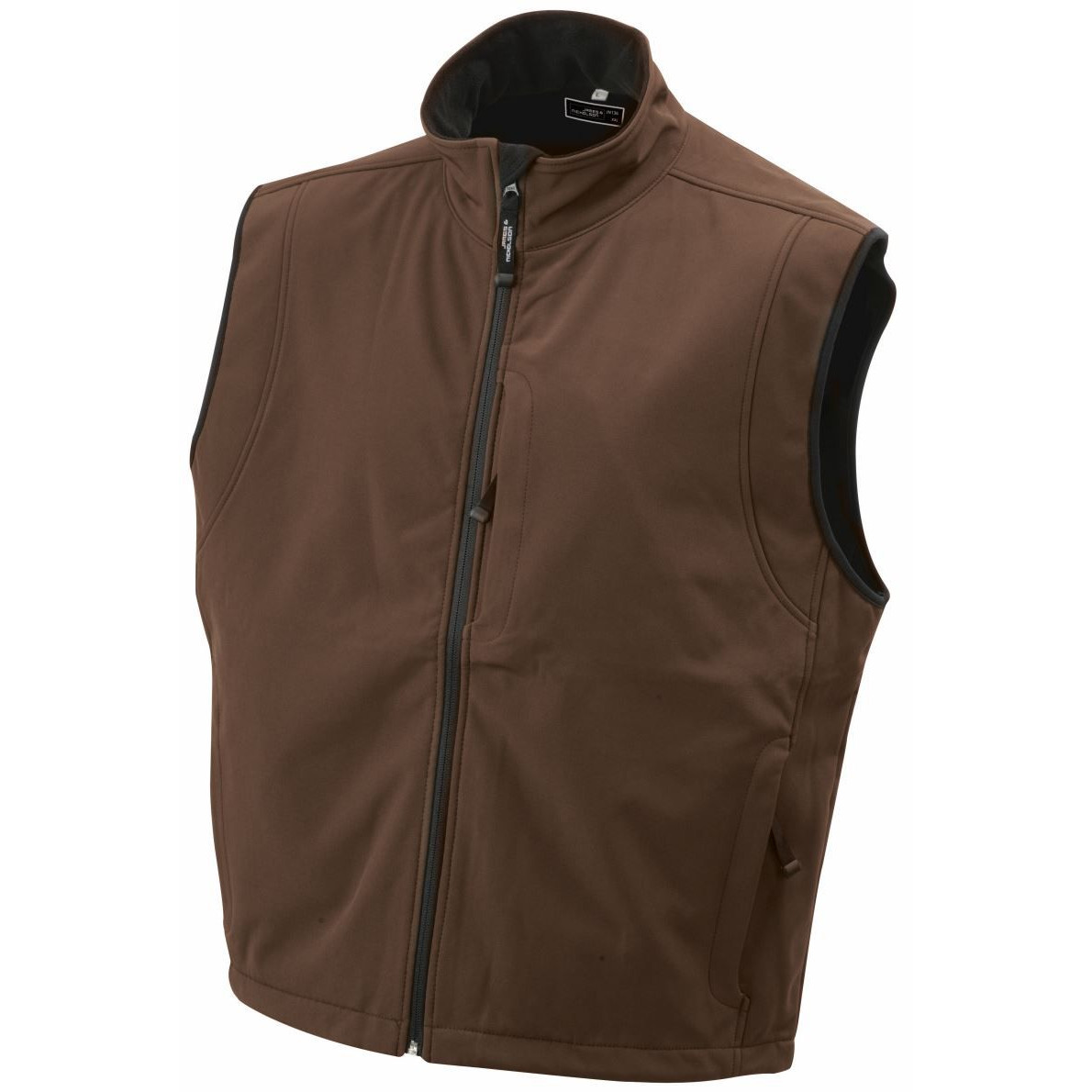 Pánská softshellová vesta Daiber 136 - hnědá, S