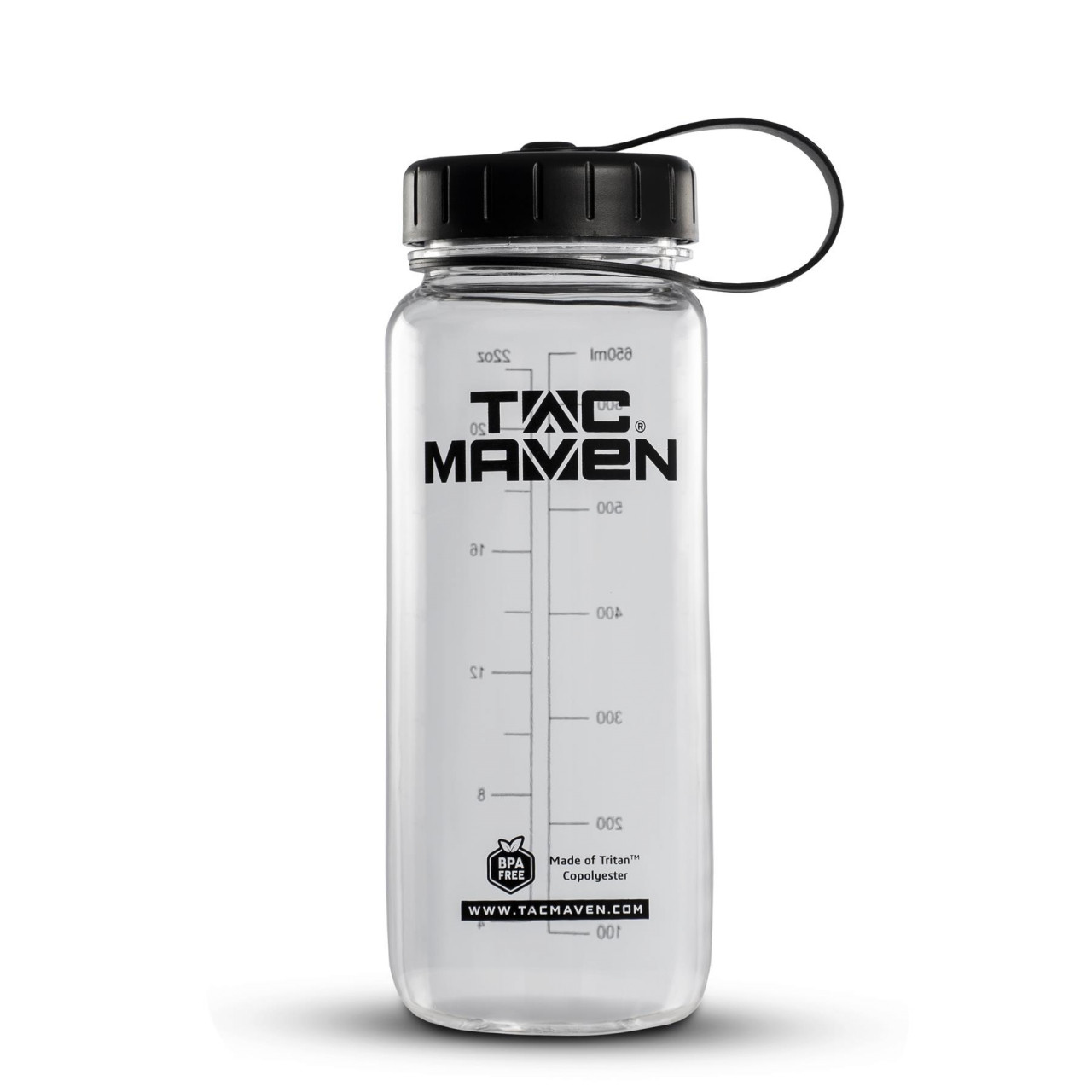 Láhev Tac Maven Norman 650 ml - průhledná