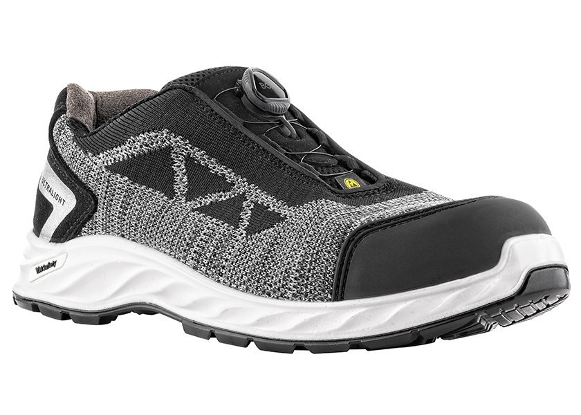 Polobotka bezpečnostní Palermo BOA černošedá vel. 37