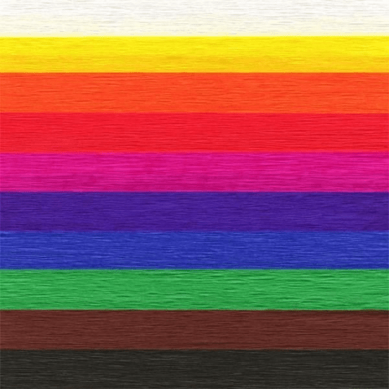 Zet servis Krepový papír - mix 3 Classic - 10 ks - 50 x 200 cm