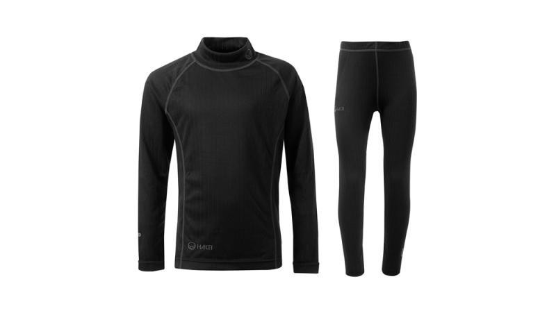 Halti Avion JR 2023 černé dětské termoprádlo POUZE 130 - černá (VÝPRODEJ)