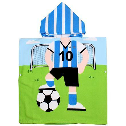 Merco Football dětské plážové pončo