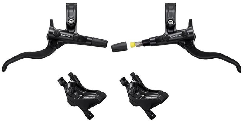 Shimano brzda kotoučová Deore MT420 čtyřpístková p+z (1000+1850 mm) komplet bez kot.(zadní J-kit)