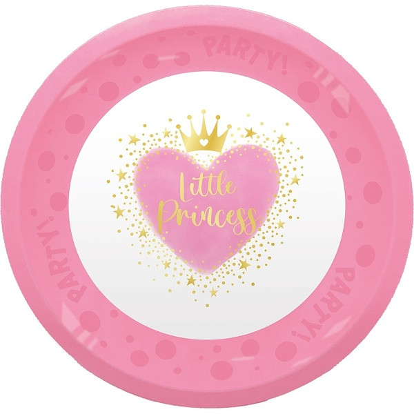 Talířek plastový opakovaně použitelný My Little Princess 21cm 4ks
