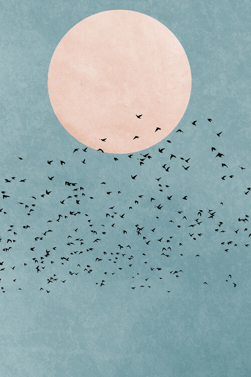 Kubistika Ilustrace Fly Away, Kubistika, 26.7 × 40 cm