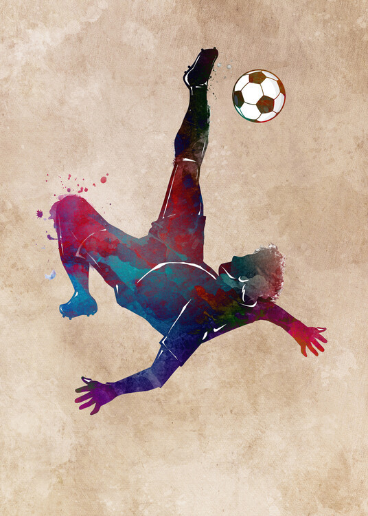 Justyna Jaszke Ilustrace Football Soccer 1, Justyna Jaszke, 30 × 40 cm