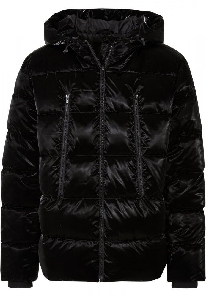 Shark Skin Puffer Jacket - black XL