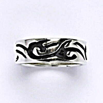 Stříbrný prsten s patinou,prsten ze stříbra,váha 4,72 g