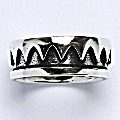 Stříbrný prsten s patinou, prsten ze stříbra,váha 9,56 g