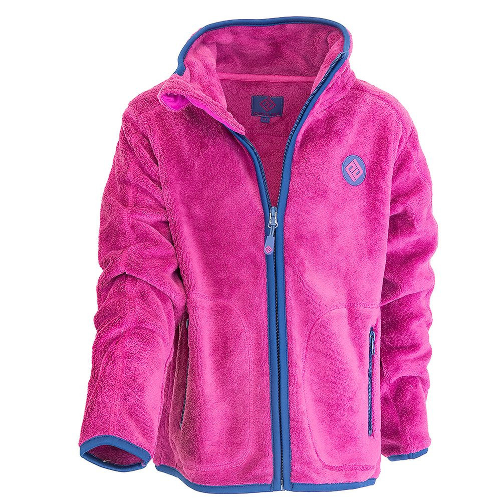 mikina dívčí chlupatá se stojáčkem, Pidilidi, PD1139-07, fuchsia - 110 | 5let