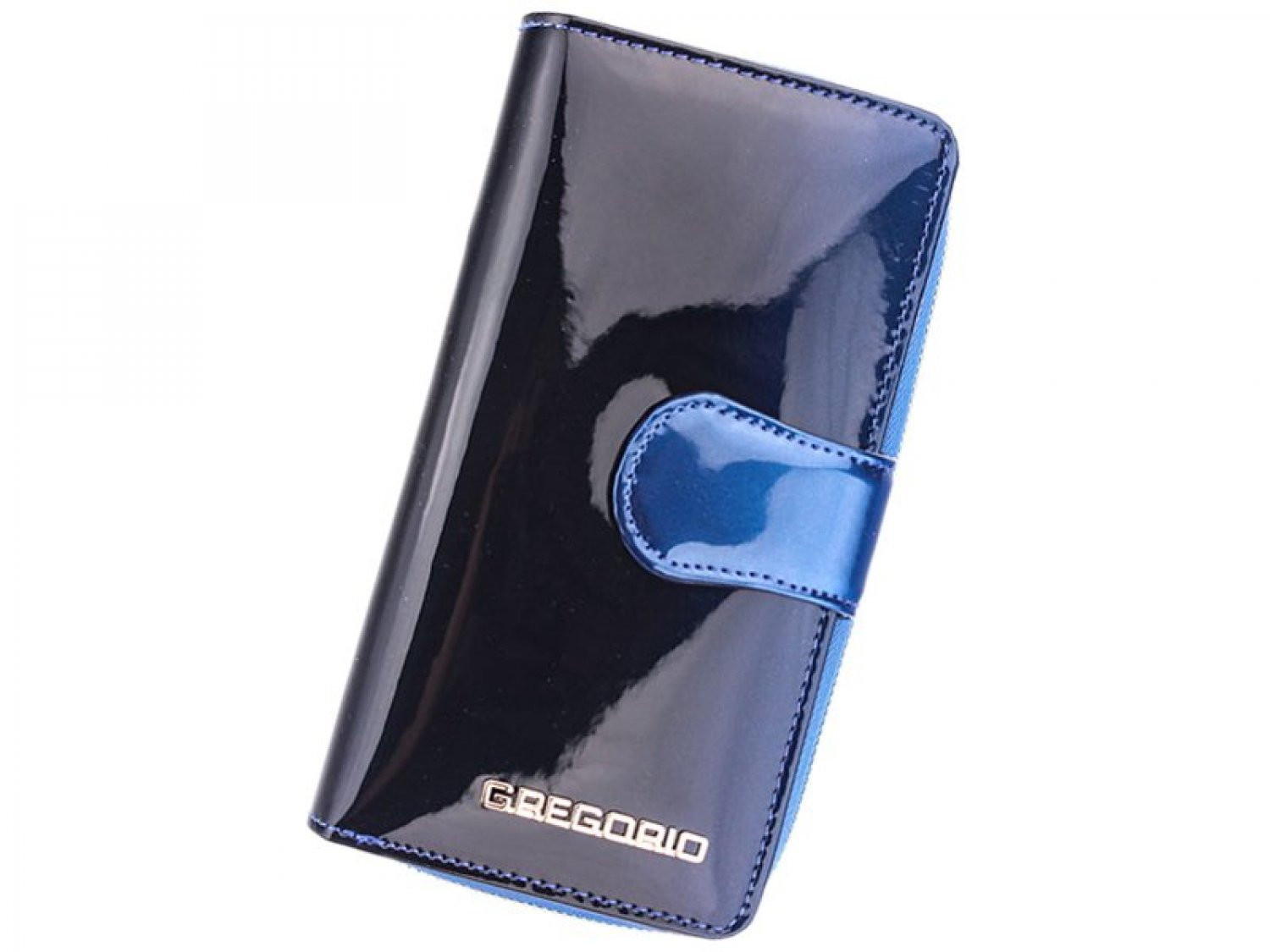 Elegantní dámská kožená peněženka Gregorio Sibyla, modrá