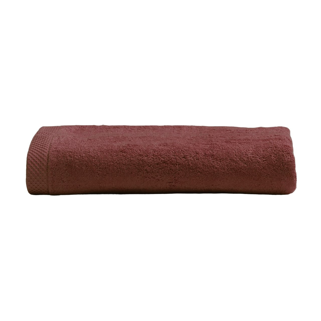 Ručník FLORENCE 70 x 140 cm, burgundská, bavlna, Clarysse