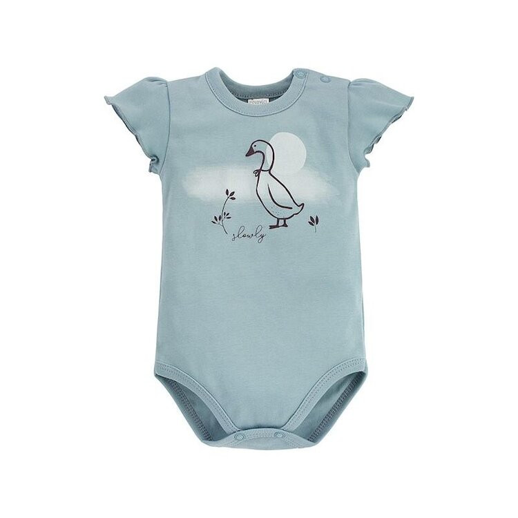 PINOKIO Body krátký rukáv Duck Sweet cherry vel. 74