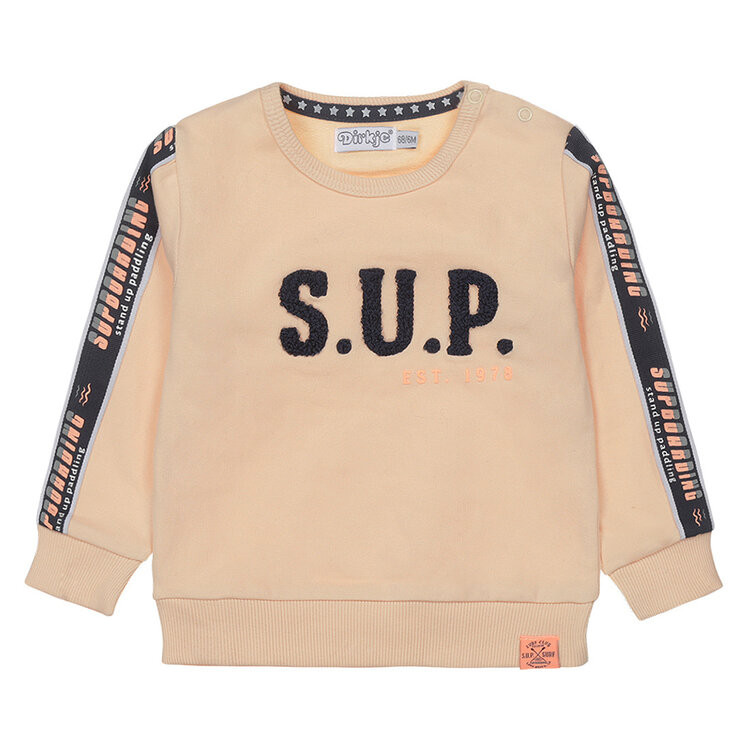 DIRKJE Mikina oranžová kluk vel.116