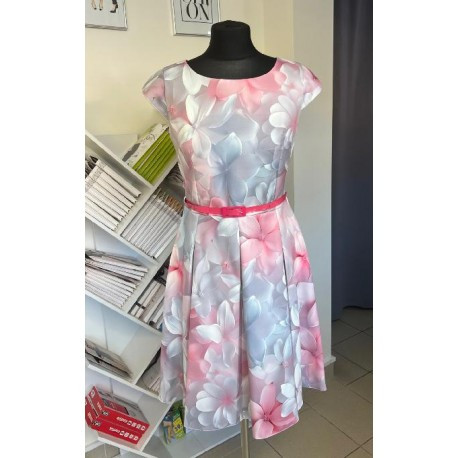 Květované šaty ELLEN, Velikost 42, Barva Barevná Gotta 0020325